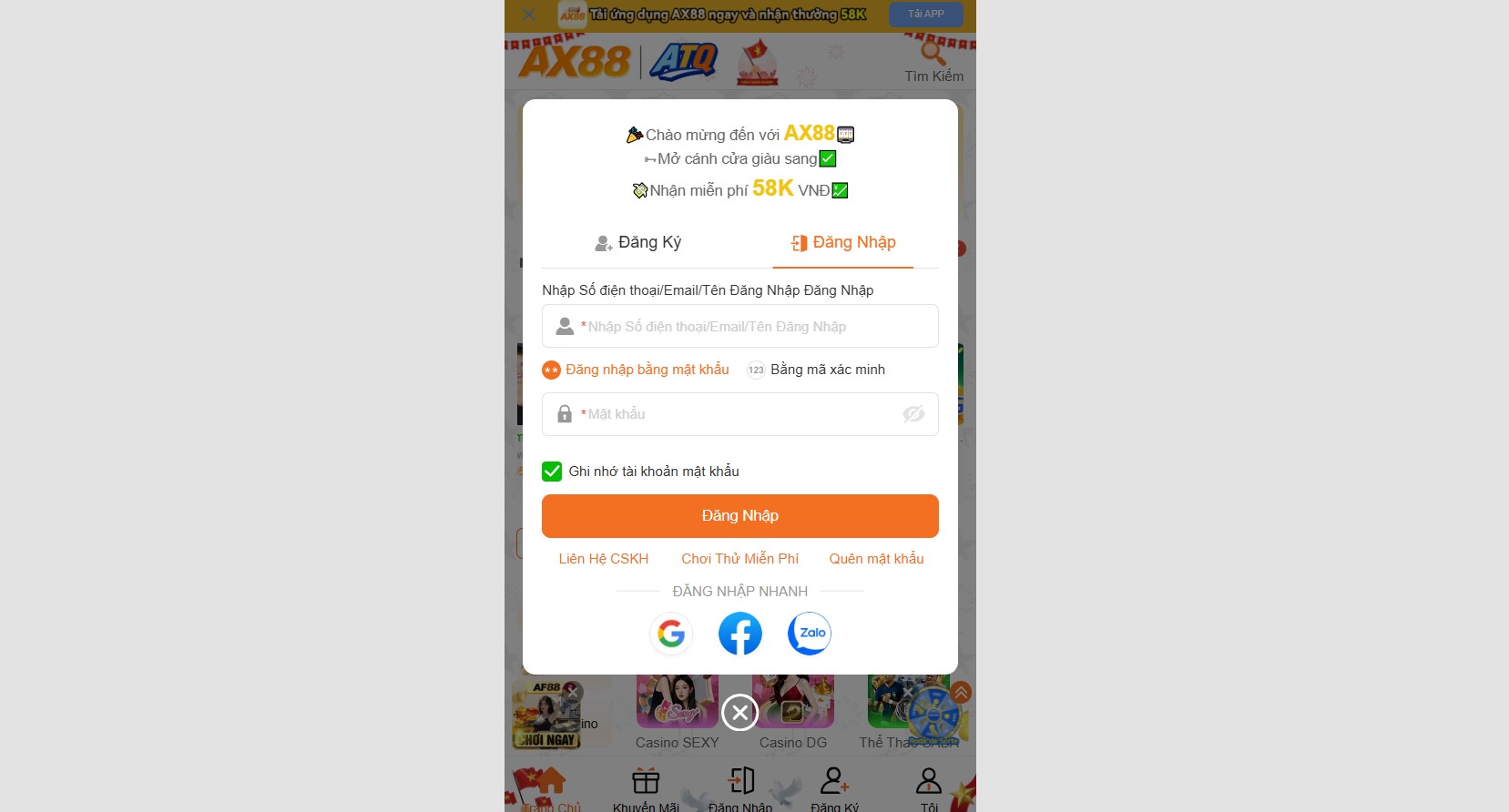 AX88 – Trang chủ nhà cái AX88 COM chính thức 2026 29 Hoàn tất đăng nhập AX88 và sử dụng các phương thức truy cập nhanh