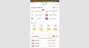 Giao diện trang nạp tiền ax88 qua phương thức quét mã thanh toán